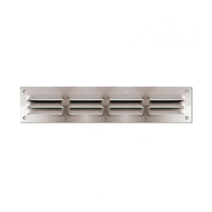 Grille métallique à persienne avec moustiquaire