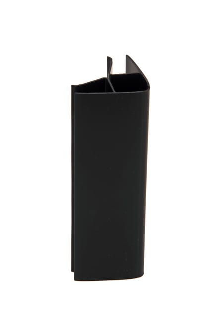 Lot de 4 jonctions d'angle universel pour plinthe noir L.19.5 x l.15 cm