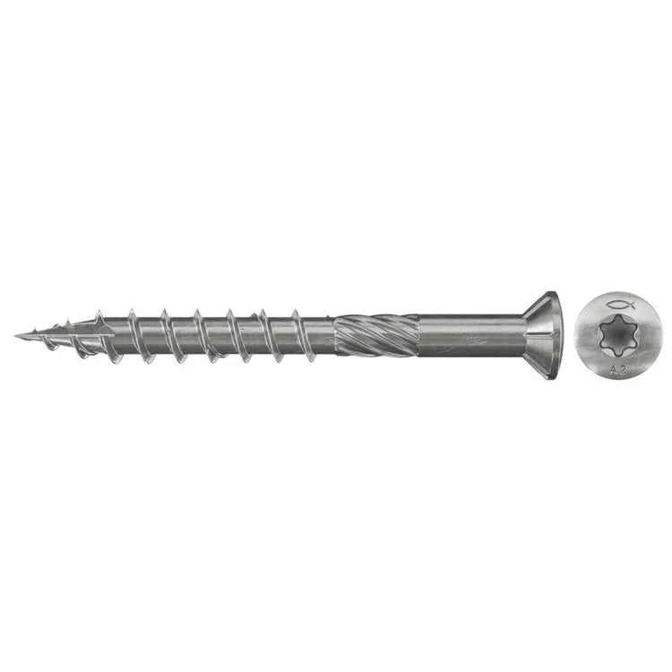200 vis acier inoxydable tête fraisée torx FISCHER, Ø5 x L.60 mm