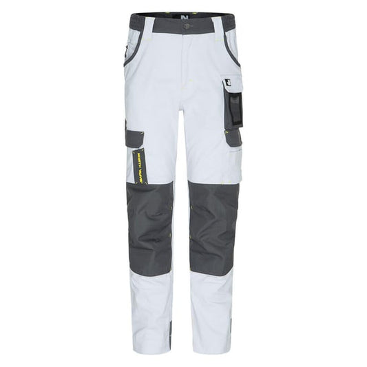 Pantalon de travail Cary-blanc-56 NINE WORTHS blanc, taille 52