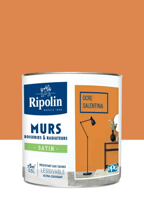 ocre salentina satiné RIPOLIN Intérieur 0.5l