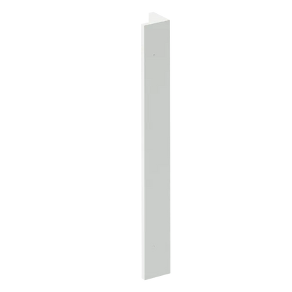 Fileur d'angle Newport gris perle mat H.76.5 x l.9 cm