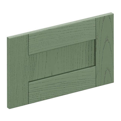 Façade de tiroir de cuisine Chicago vert mat H.25.3 x l.59.7 cm