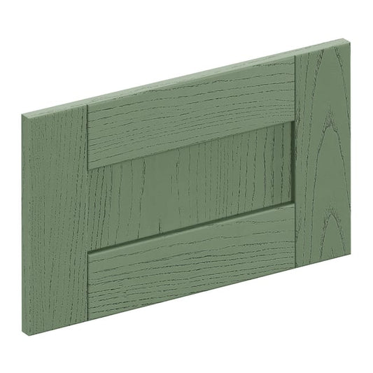 Façade de tiroir de cuisine Chicago vert mat H.25.3 x l.59.7 cm