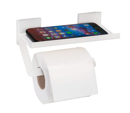 Dérouleur papier WC Ovaro à coller blanc