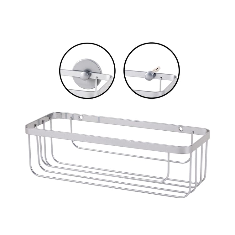 Etagère de douche chromé à visser / à monter mur SENSEA
