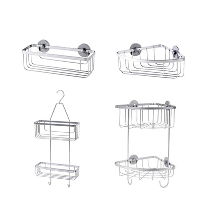 Etagère de douche chromé à visser / à monter mur SENSEA