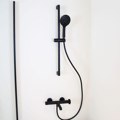 Mitigeur mécanique de baignoire ESSEBAGNO Indus noir mat