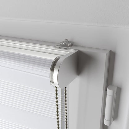 Store enrouleur jour/nuit Athenes blanc, l.45 x H.190 cm, INSPIRE