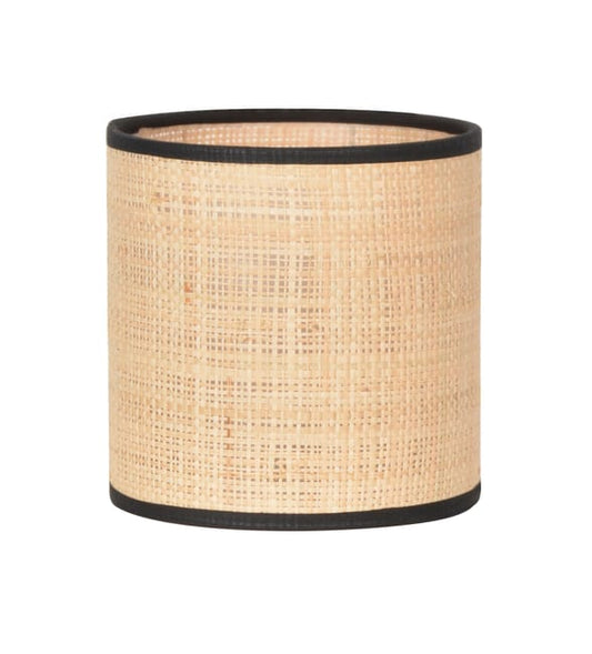 Abat-jour Cylindre H.13 cm, Diam.13 cm raphia, naturel COREP