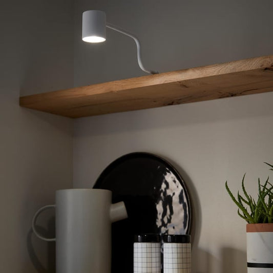 Spot dessus de meuble Sveva, module LED, blanc neutre, blanc INSPIRE