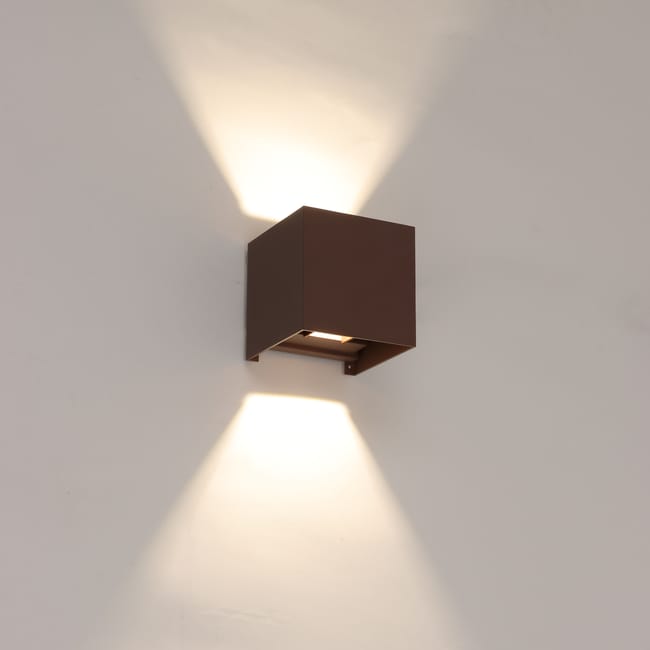 Applique extérieure Led, jeux de lumière Roxbury, 810 lumens, chocolat INSPIRE