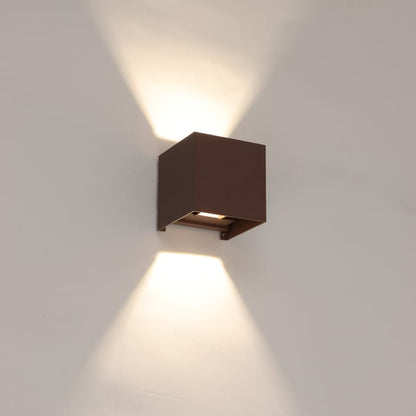 Applique extérieure Led, jeux de lumière Roxbury, 810 lumens, chocolat INSPIRE