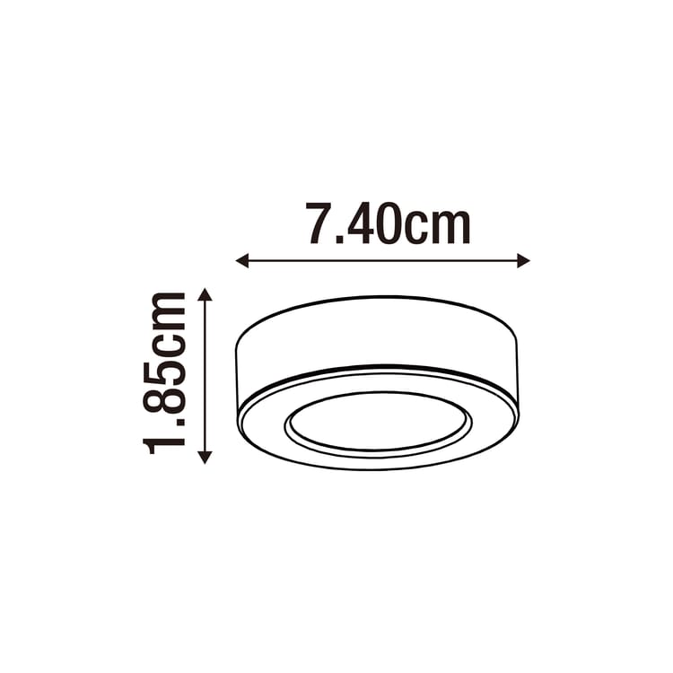 Extension Spot Lakao LED, blanc chaud / blanc froid, noir INSPIRE