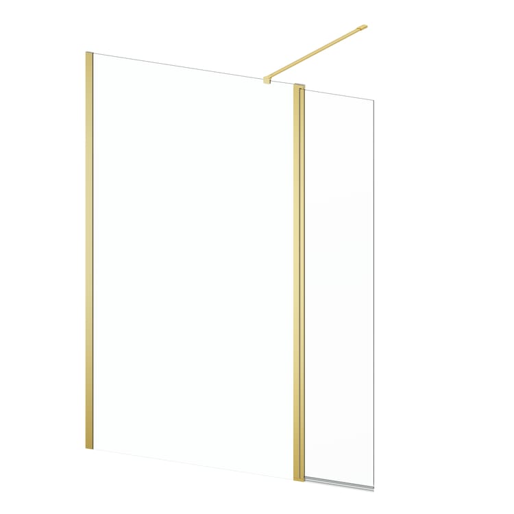 Déflecteur transparent doré 40cm Remix