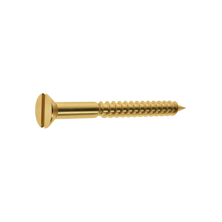 20 vis laiton tête fraisée plat STANDERS, Ø3.5 x L.30 mm