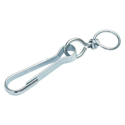 Lot de 2 mousquetons acier zingué STANDERS, L.60 x l.15