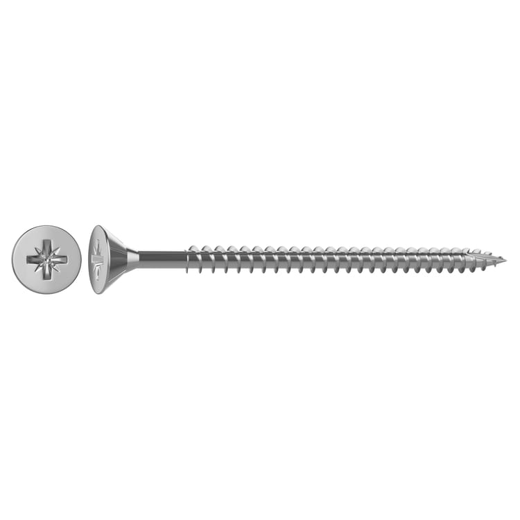 25 vis acier tête fraisée pozidriv STANDERS, Ø3 x L.45 mm