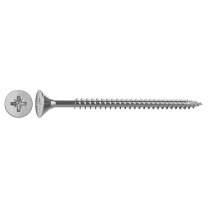 25 vis acier tête fraisée pozidriv STANDERS, Ø3 x L.45 mm