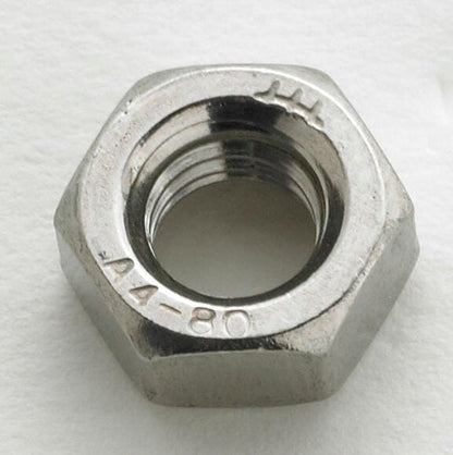 12 ecrous hexagonal inox, Ø8 mm STANDERS