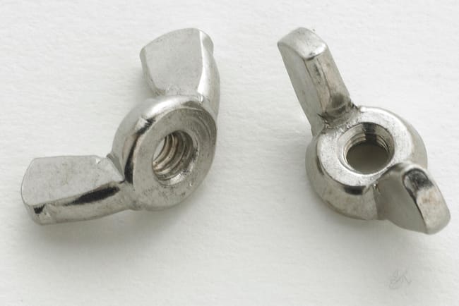 4 écrous inox STANDERS, Ø10 mm
