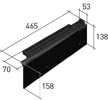 Rive droite à rabat Selectum provence, LA ESCANDELLA