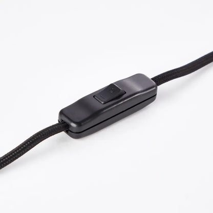 Lampe Giada, acier, noir, H.26.5 cm, E27