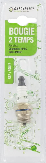 Bougie d'allumage remplace RDJ8J - CNR8E, NGK: BMR6F pour Mc Culloch
