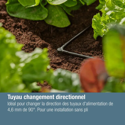 Jonction en L 4,6 mm GARDENA 13212-20