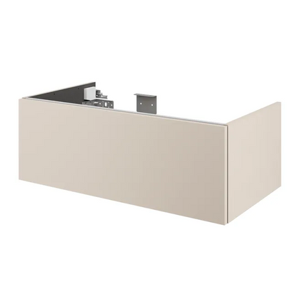 Meuble sous-vasque 1t l.90 x H.32 x P.48 cm sable Neo exclusive