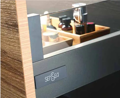 Meuble sous-vasque 1t l.90 x H.32 x P.48 cm sable Neo exclusive