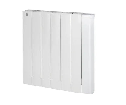 Radiateur électrique connecté à inertie sèche 1500W DELTACALOR Cubo wifi + blanc