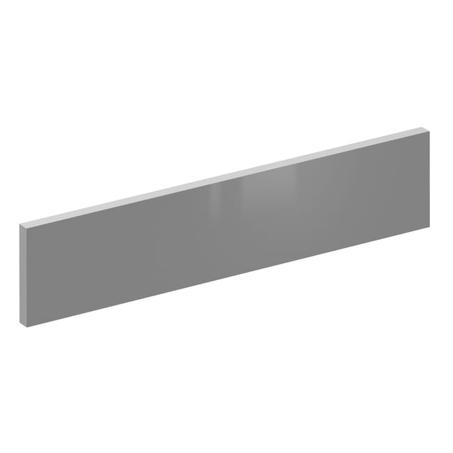 Façade de tiroir de cuisine Sevilla gris foncé brillant H.12.5 x l.59.7 cm