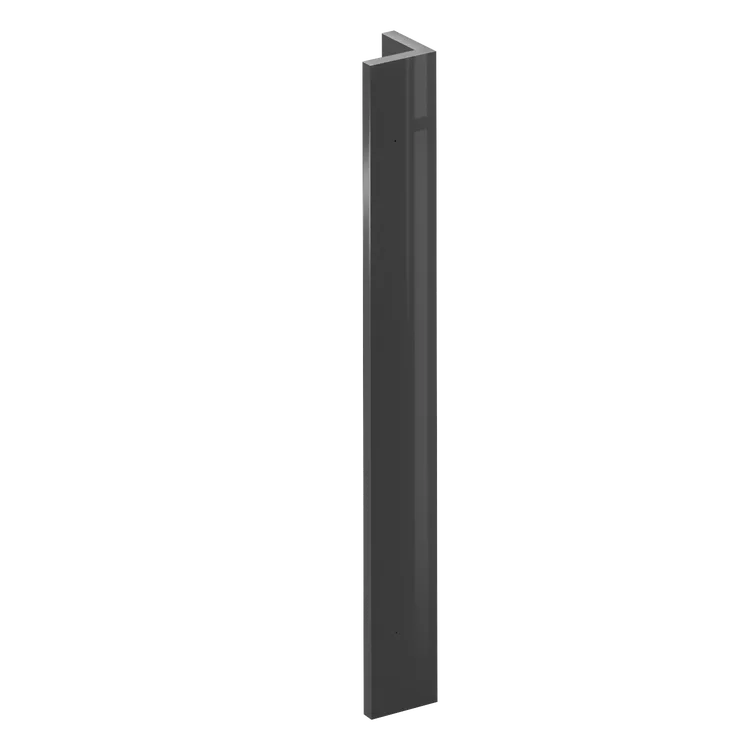 Fileur d'angle Sevilla gris foncé H.76.8 cm x L.9 cm x Ep.18 mm