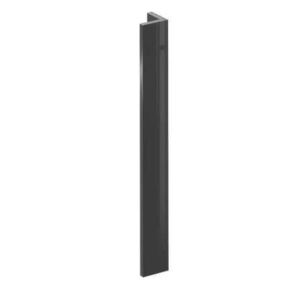 Fileur d'angle Sevilla gris foncé H.76.8 cm x L.9 cm x Ep.18 mm