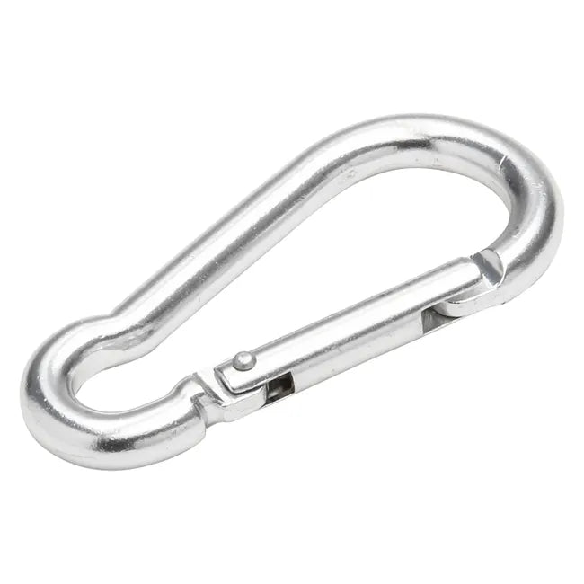 Mousqueton aluminium anodisé STANDERS, L.80 x l.8 x Ep.8 mm