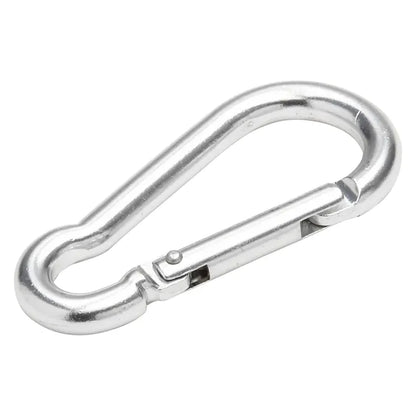 Mousqueton aluminium anodisé STANDERS, L.80 x l.8 x Ep.8 mm