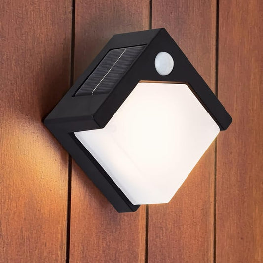 Applique solaire avec détecteur Camino 300 Lumen noir BRILLIANT