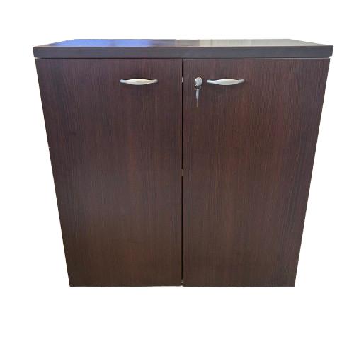 Armoire de Bureau d'occasion marron L.88cm x H91cm