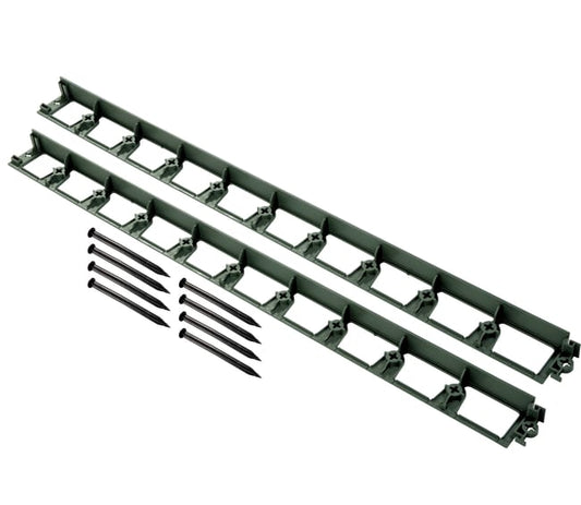 Bordure à clouer Delima polyéthylène vert, H.4.5 x L.120 cm