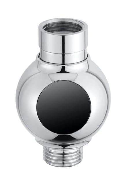 Compteur d'eau de douche avec thermomètre intégré, MYFLOW, M22/M24, filet chrome