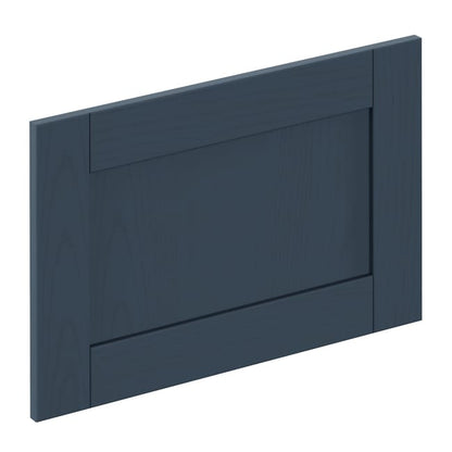 Façade de tiroir de cuisine Chicago bleu marine mat H.38.1 x l.59.7 cm