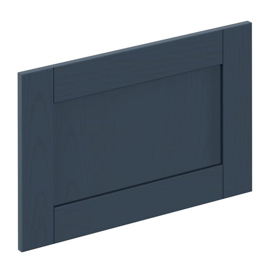 Façade de tiroir de cuisine Chicago bleu marine mat H.38.1 x l.59.7 cm