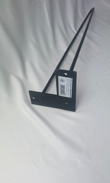 Pied de table design CIME, noir, hauteur 71 cm