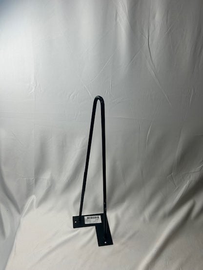 Pied de meuble design CIME, noir, hauteur 30 cm