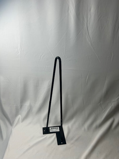 Pied de meuble design CIME, noir, hauteur 30 cm