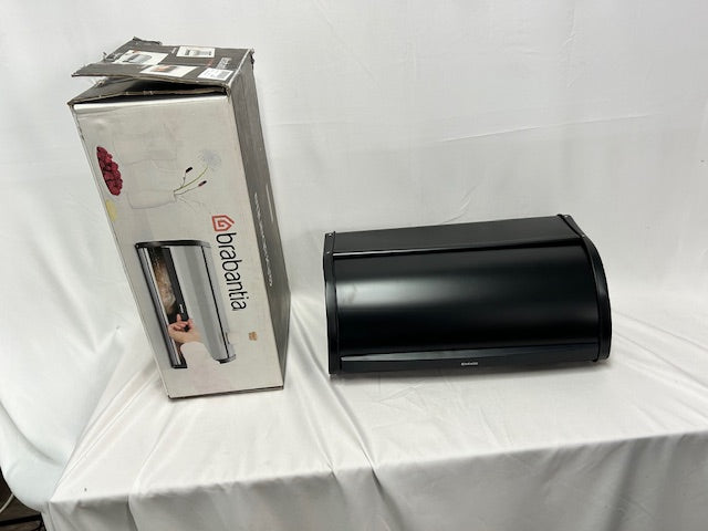 Boite à pain fermeture coulissante grand modèle BRABANTIA noir