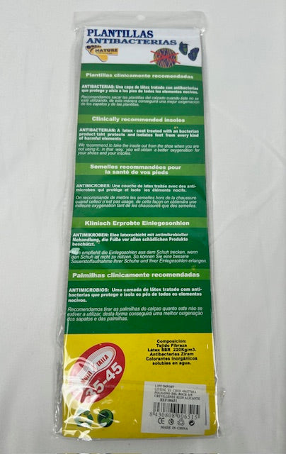 Semelles Antibactériennes