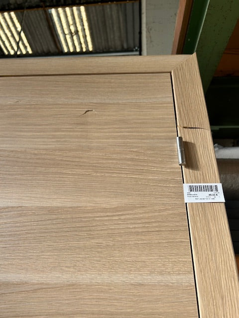Bloc-porte Cali frêne naturel, H.204 x L.83 cm, réversible