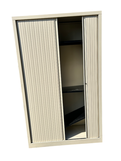 Armoire à rideaux Haute Beige